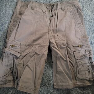 Men's Tan Cargo Shorts